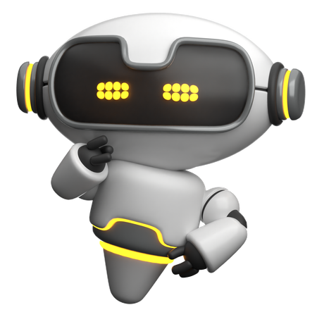 Confused Robot  3D Icon