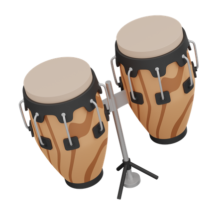 Conga Drum 3D Icon