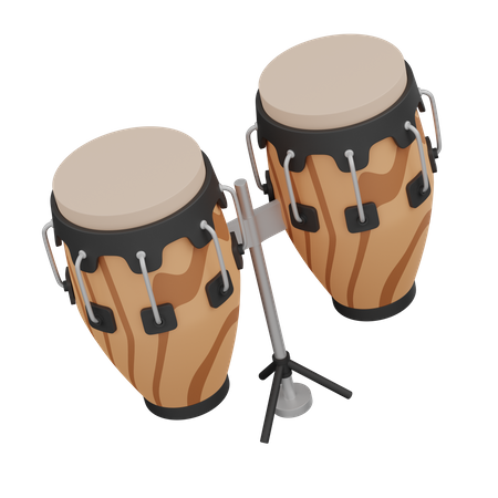 Tambor de conga  3D Icon