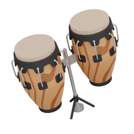 Tambor de conga  3D Icon