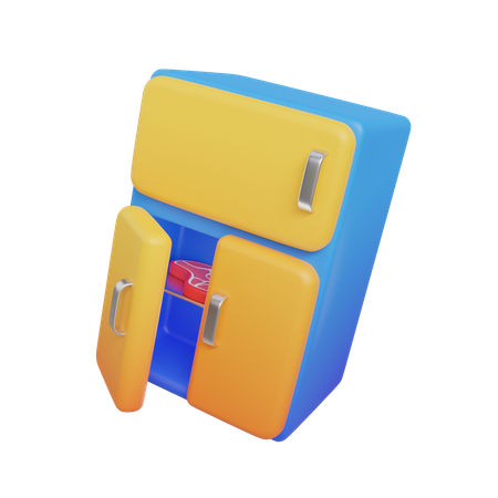 Congélateur  3D Icon