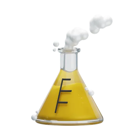 Conical Flask 3 D Illustration 3D Icon