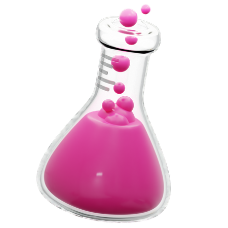 Conical flask  3D Icon