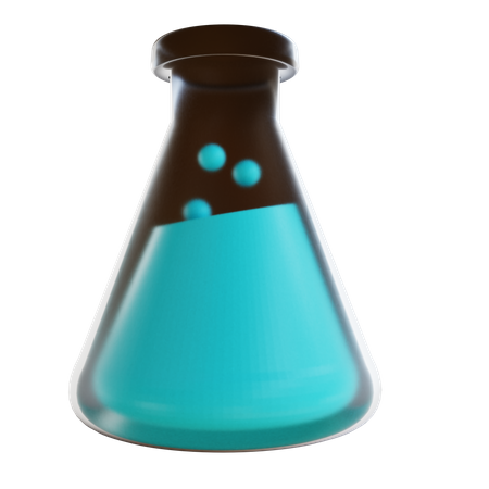 Conical Flask  3D Icon