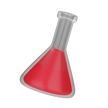 Conical Flask  3D Icon