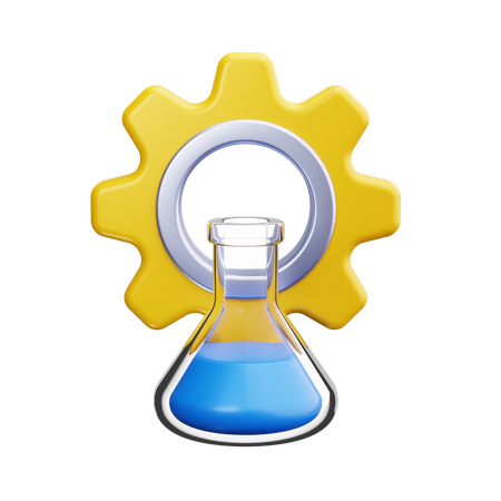 Conical Flask  3D Icon