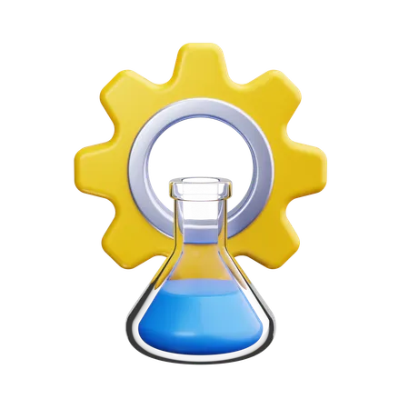 Conical Flask  3D Icon