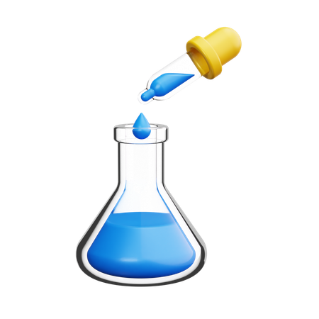 Conical Flask  3D Icon