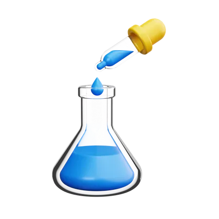 Conical Flask  3D Icon