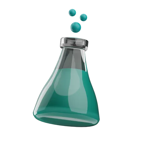 Conical Flask  3D Icon