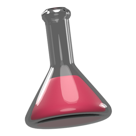 Conical Flask  3D Icon