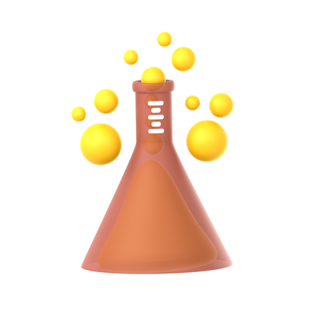 Conical Flask  3D Icon