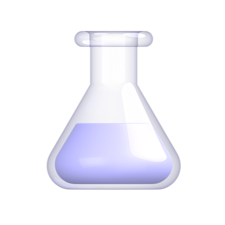 Conical Flask  3D Icon