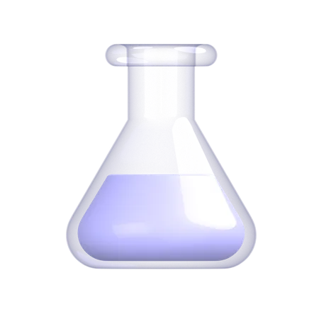 Conical Flask  3D Icon