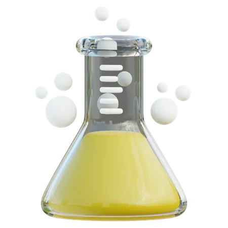 Conical Flask  3D Icon