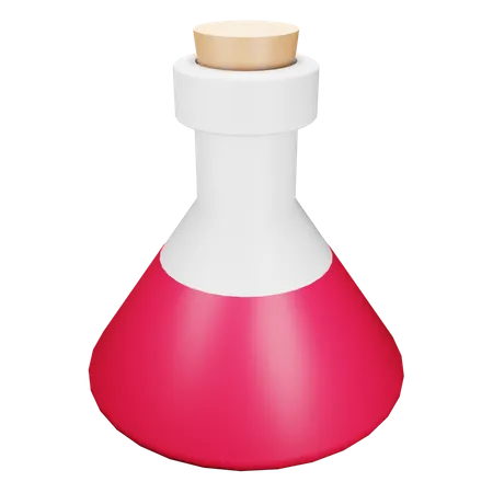 Conical Flask  3D Illustration