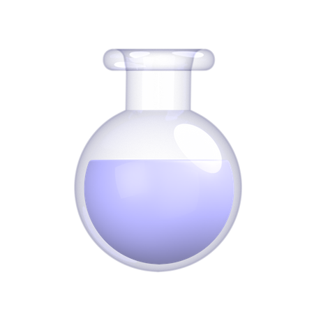 Conical-flask 3D Illustration