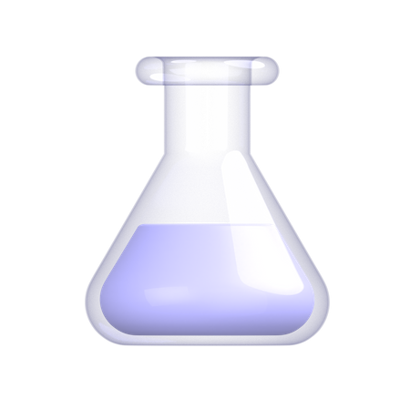 Conical-flask 3D Icon