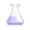 3d chemistry lab illustration