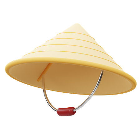 Conical Hat  3D Icon