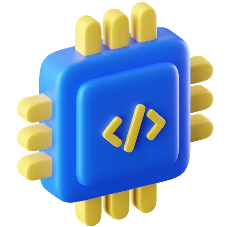 Conjunto de chips  3D Icon