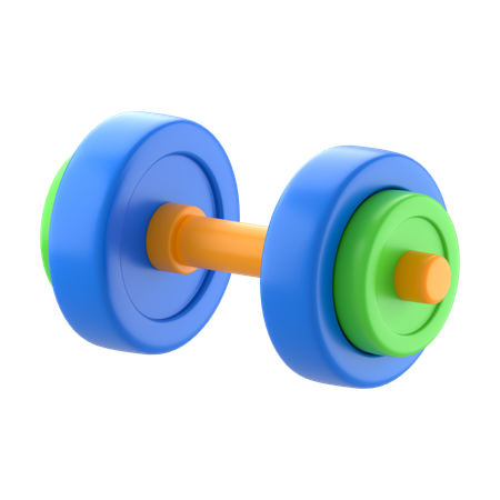 Conjunto de halteres  3D Icon