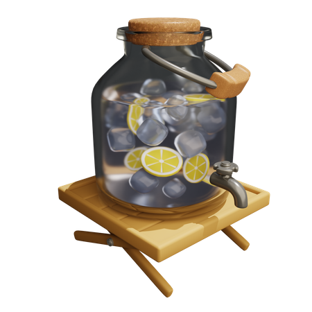 Conjunto de jarro de água  3D Icon