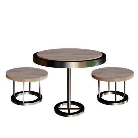 Conjunto de mesa  3D Icon