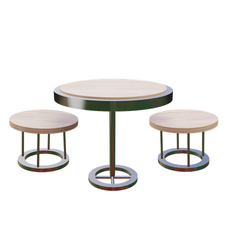 Conjunto de mesa 2  3D Icon