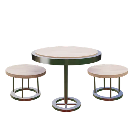 Conjunto de mesa 2  3D Icon