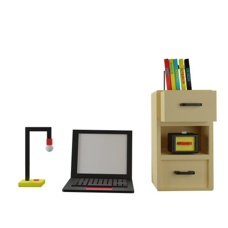 Conjunto de computadoras portátiles  3D Icon