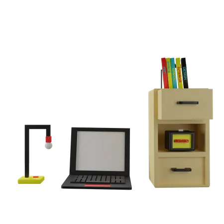 Conjunto de computadoras portátiles  3D Icon