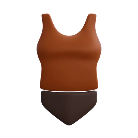 Conjunto de ropa de gimnasia  3D Icon