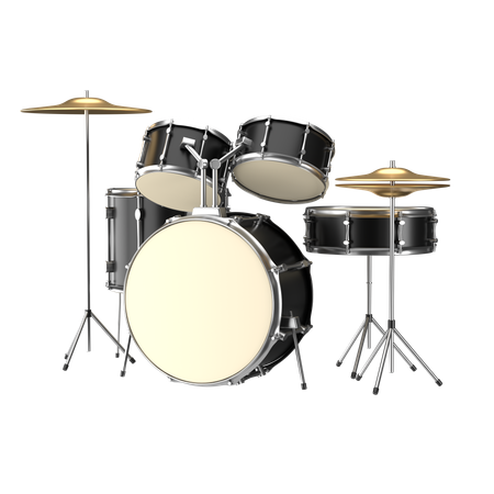 Conjunto de tambores  3D Icon