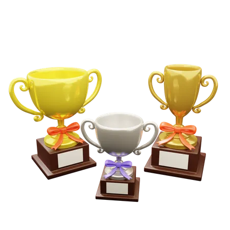 Conjuntos de troféus  3D Icon