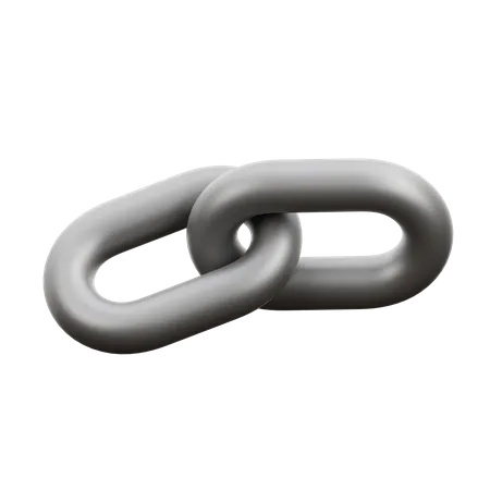 Connected Chain 3D Icon