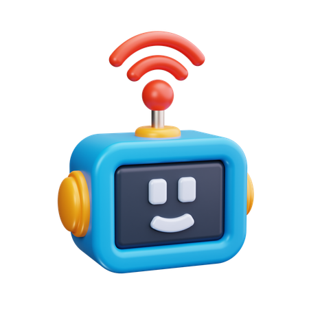 Connecter le chatbot  3D Icon