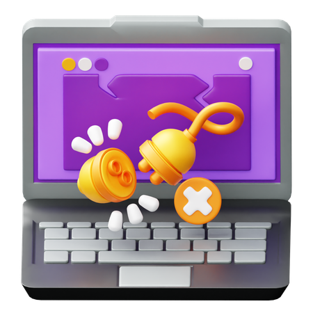 Connection Lost  3D Icon