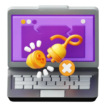 Connection Lost  3D Icon