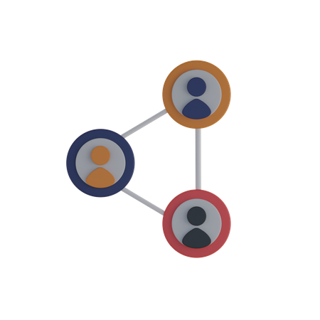Connections  3D Icon