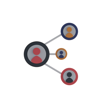 Connections  3D Icon