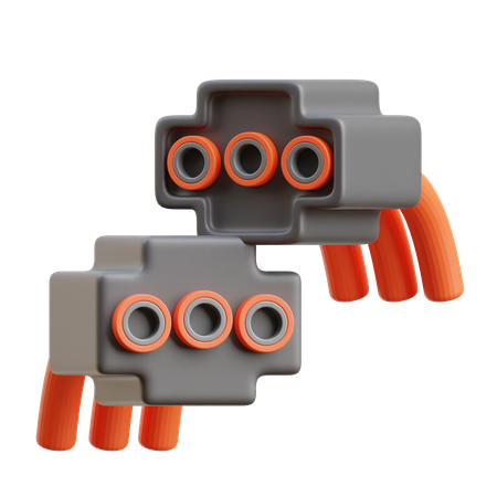 Connector  3D Icon