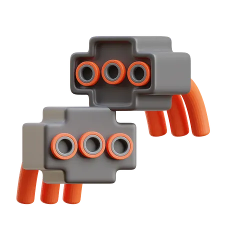 Connector  3D Icon