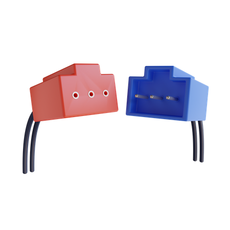 Connector  3D Icon