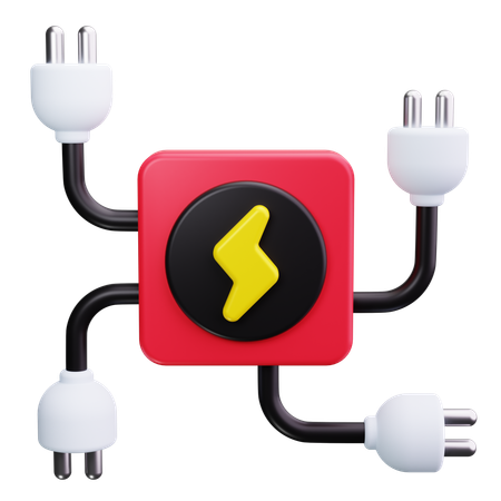 Connector  3D Icon