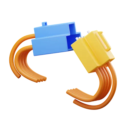 Connector  3D Illustration