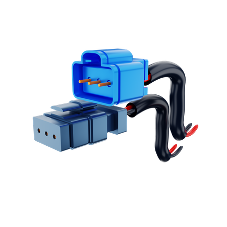 Connector Cable  3D Illustration