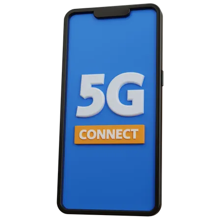 Connexion 5G  3D Icon