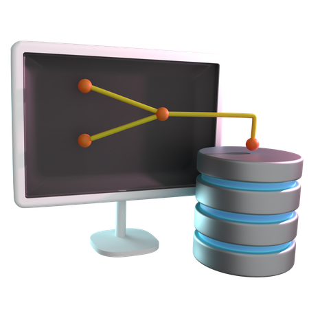 Connexion à la base de données  3D Icon