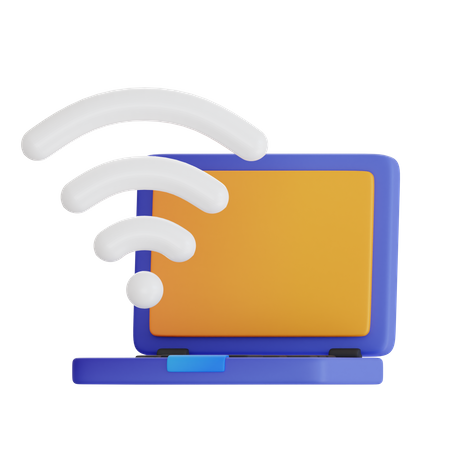 Connexion au bureau  3D Icon